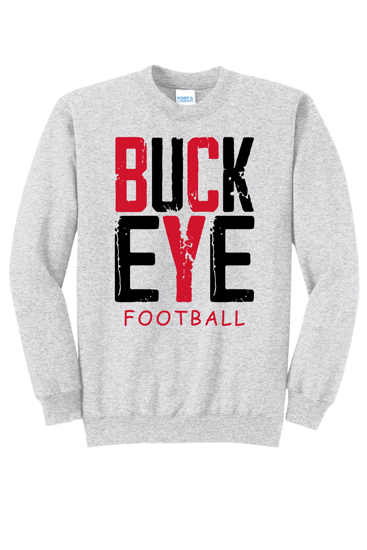 Large Lettered State Themed Youth Crewnecks