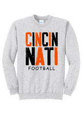Large Lettered State Themed Youth Crewnecks