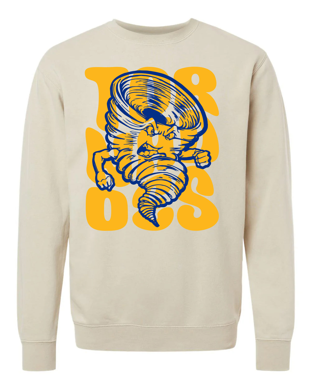 Puff Overprint West M Crewneck Sweatshirt