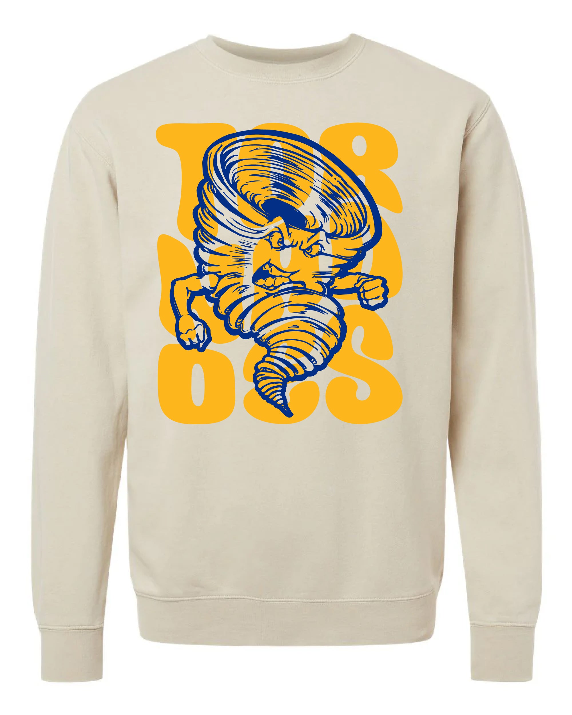 Puff Overprint West M Crewneck Sweatshirt