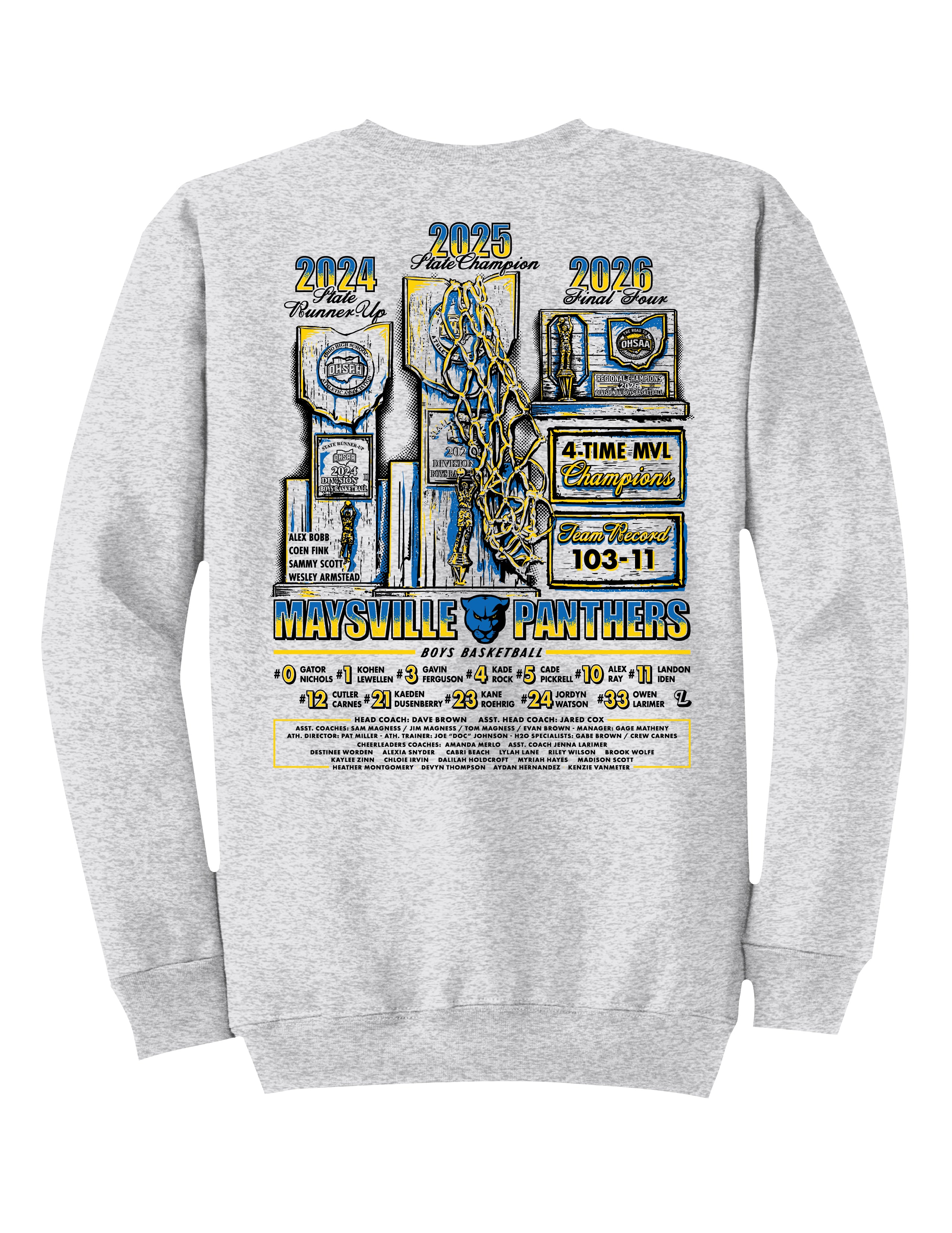 Maysville Dream Team Crewneck Sweatshirt EXTRAS