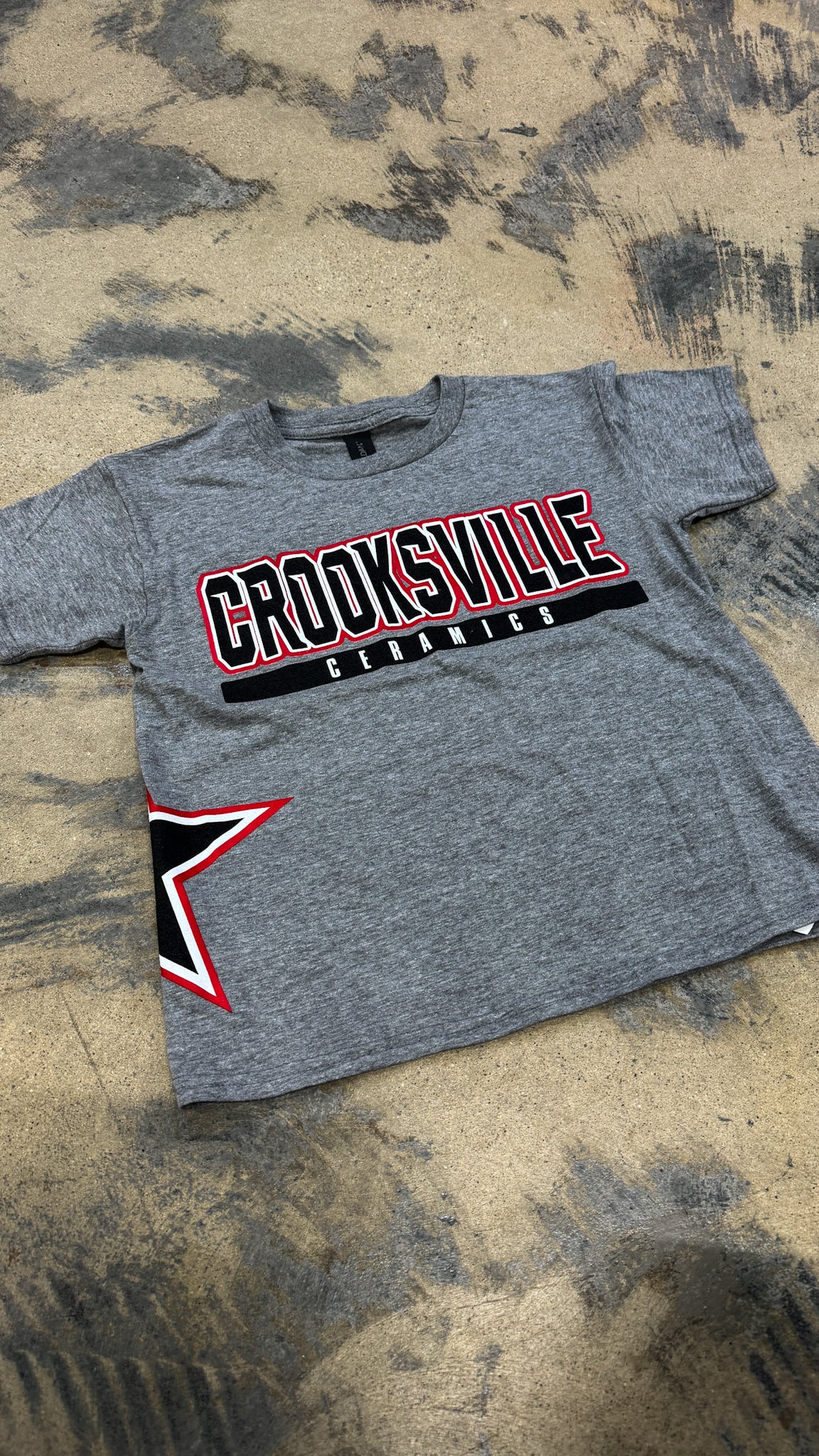 Youth School Side Logo Tee