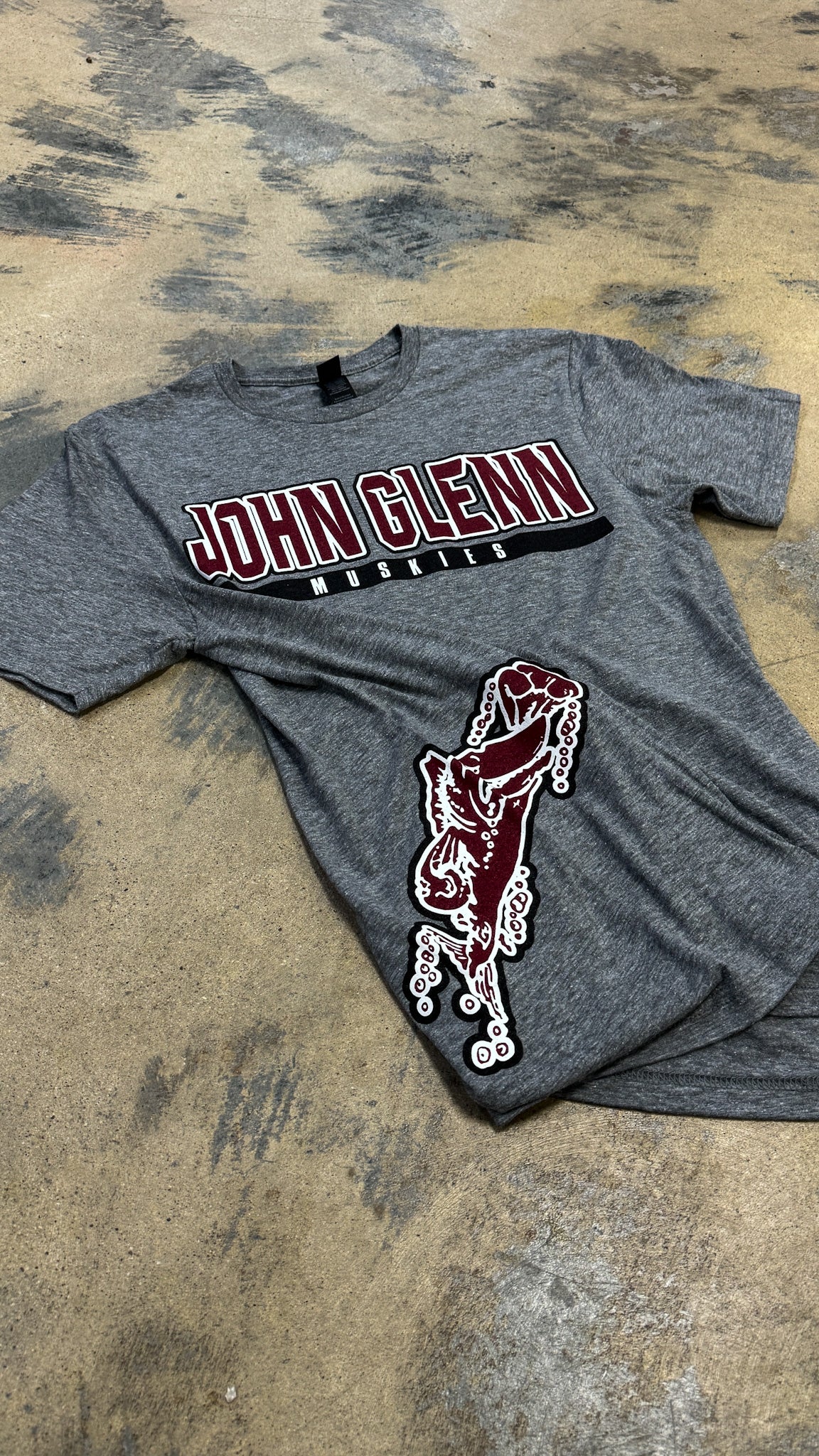 Adult School Side Logo Tee