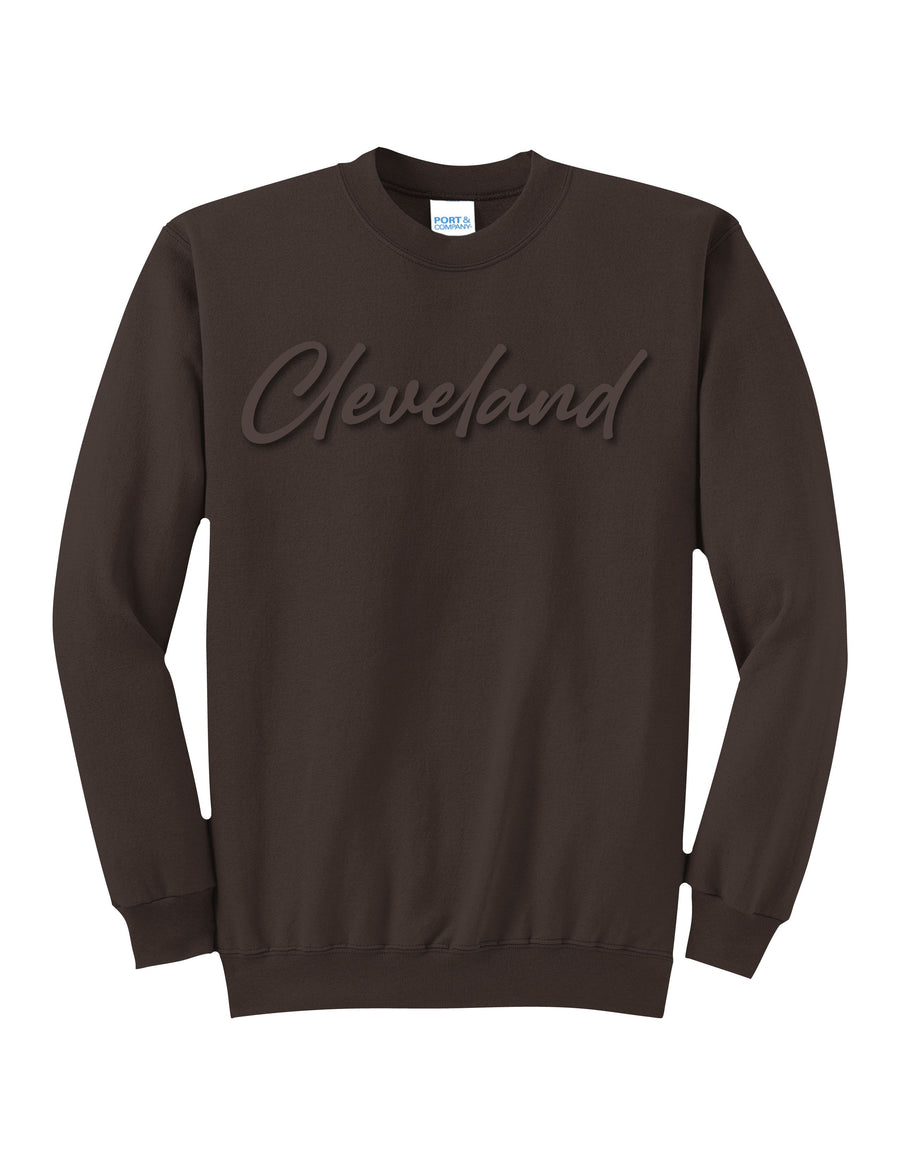 Cleveland Puff Crewneck Sweatshirt