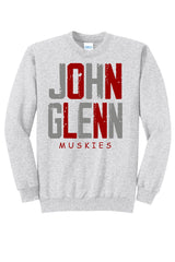 Large Lettered School Toddler Crewnecks