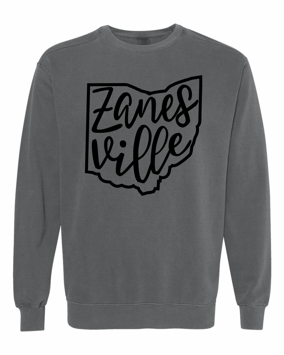 Puff Script Zanesville Crewneck