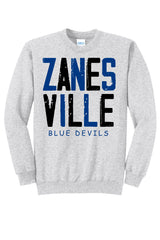 Large Lettered School Youth Crewnecks