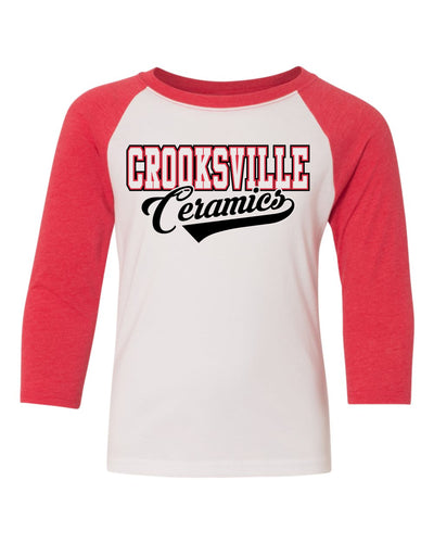 Script Baseball Tee