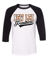 Script Baseball Tee
