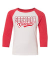 Script Baseball Tee