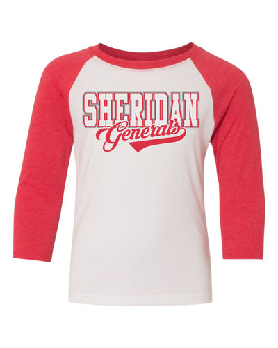 Script Baseball Tee