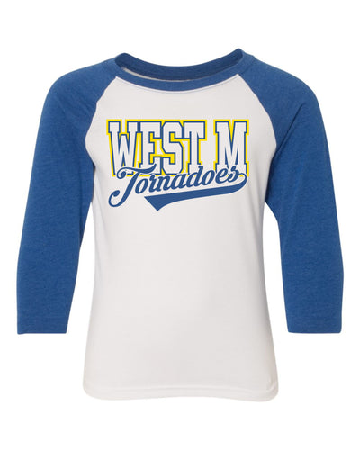 Script Baseball Tee