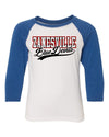 Script Baseball Tee