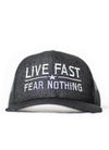 Black Live Fast Fear Nothing Big Logo