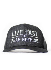 Black Live Fast Fear Nothing Big Logo