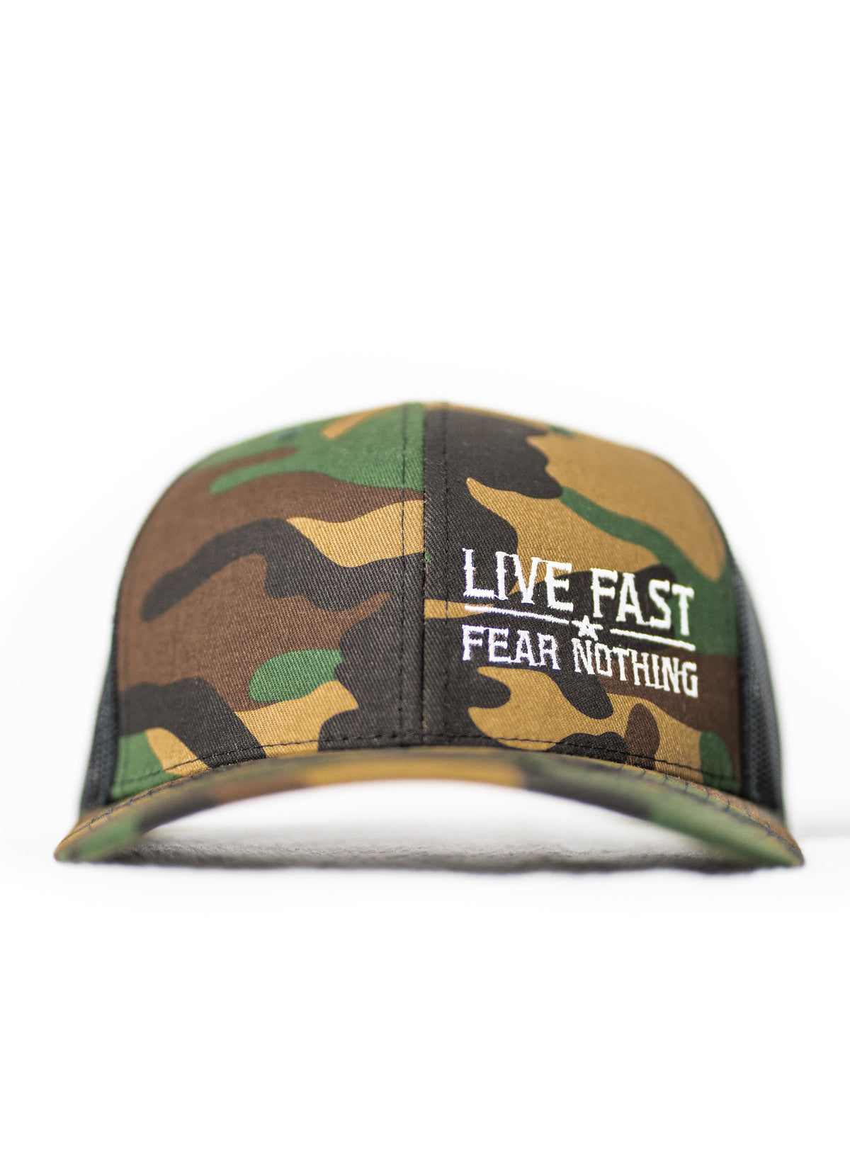 Camo Live Fast Snapback