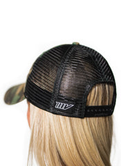 Camo Live Fast Unstructured Snapback