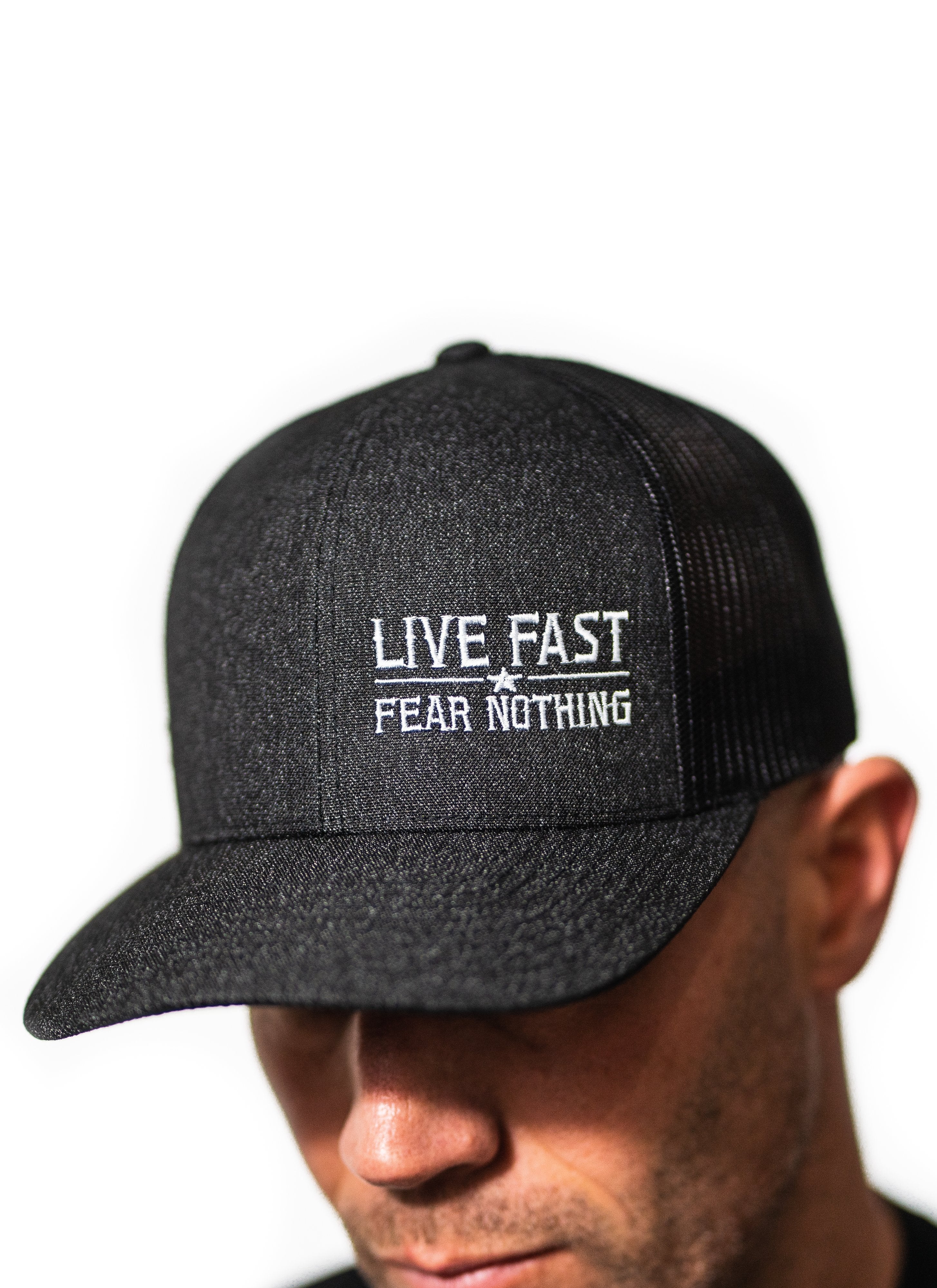 Black Live Fast Fear Nothing Side Stitch