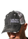 Live Fast Vintage Grey