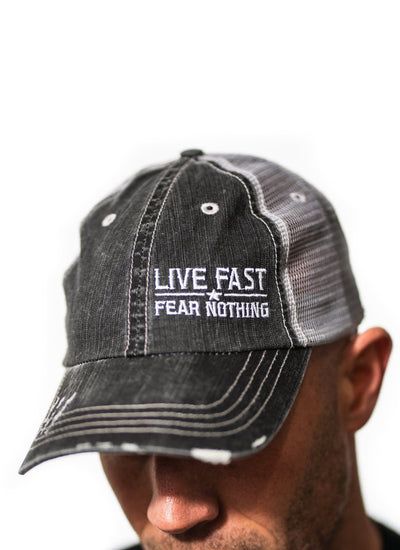 Live Fast Vintage Grey