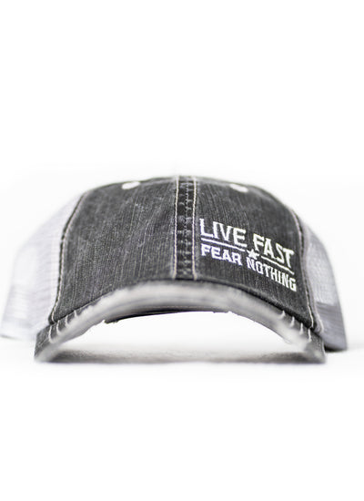Live Fast Vintage Grey