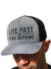 Live Fast Heather Grey