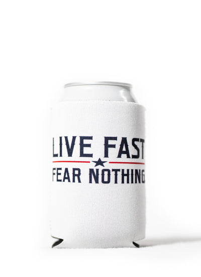 Live Fast Fear Nothing Koozie