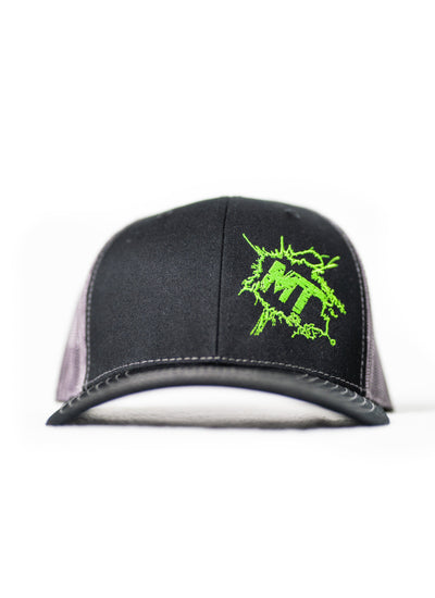 MudThumpin Snapback Hat - Fluorescent Green