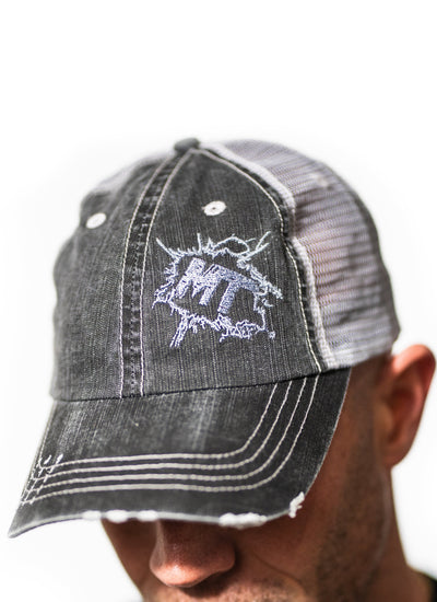 MudThumpin Splatter Hat - Light Grey