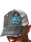 MudThumpin Splatter Hat - Sky Blue