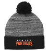 Heather Pom School Beanie