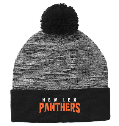 Heather Pom School Beanie
