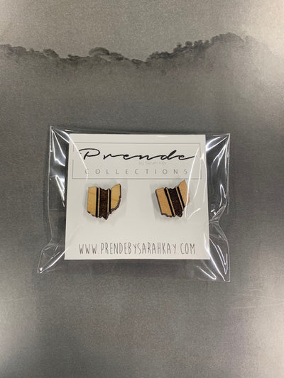 Wood Ohio Earrings