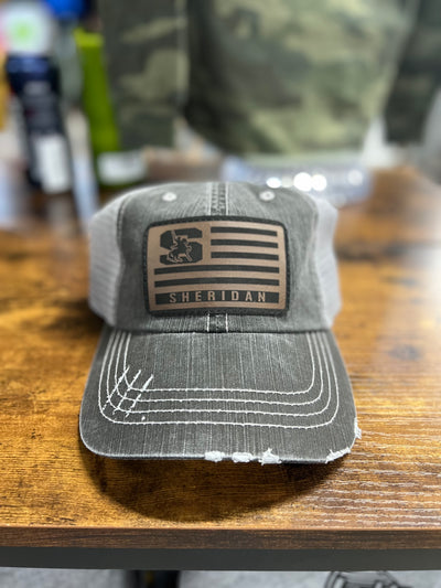 Distressed School Patch Hat