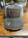 Distressed School Patch Hat