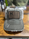 Distressed School Patch Hat