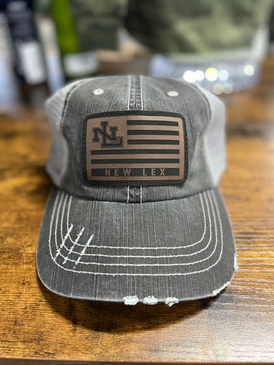 Distressed School Patch Hat