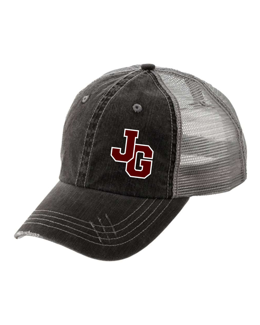 Distressed School Logo Hat