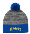 Heather Pom School Beanie