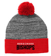 Heather Pom School Beanie