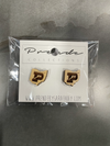 Wood School Logo Earring