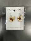 Wood School Logo Earring