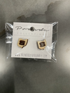 Wood School Logo Earring