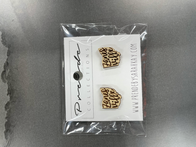 Wood Ohio Earrings